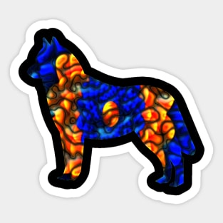 Dog  neon Sticker